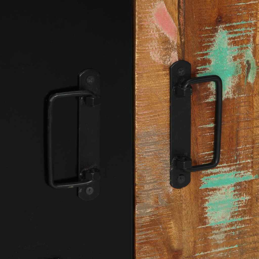 Badezimmerschrank Braun 55 x 35 x 60 cm Massivholz Altholz