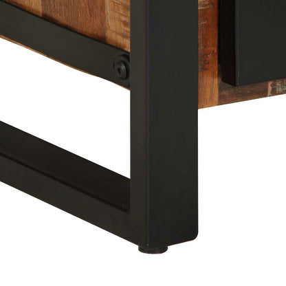 Badezimmerschrank Braun 55 x 35 x 60 cm Massivholz Altholz