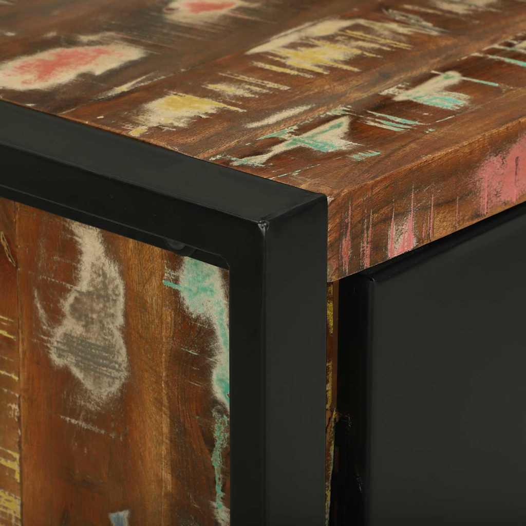 Waschbeckenschrank Braun 55 x 35 x 60 cm Massivholz Altholz