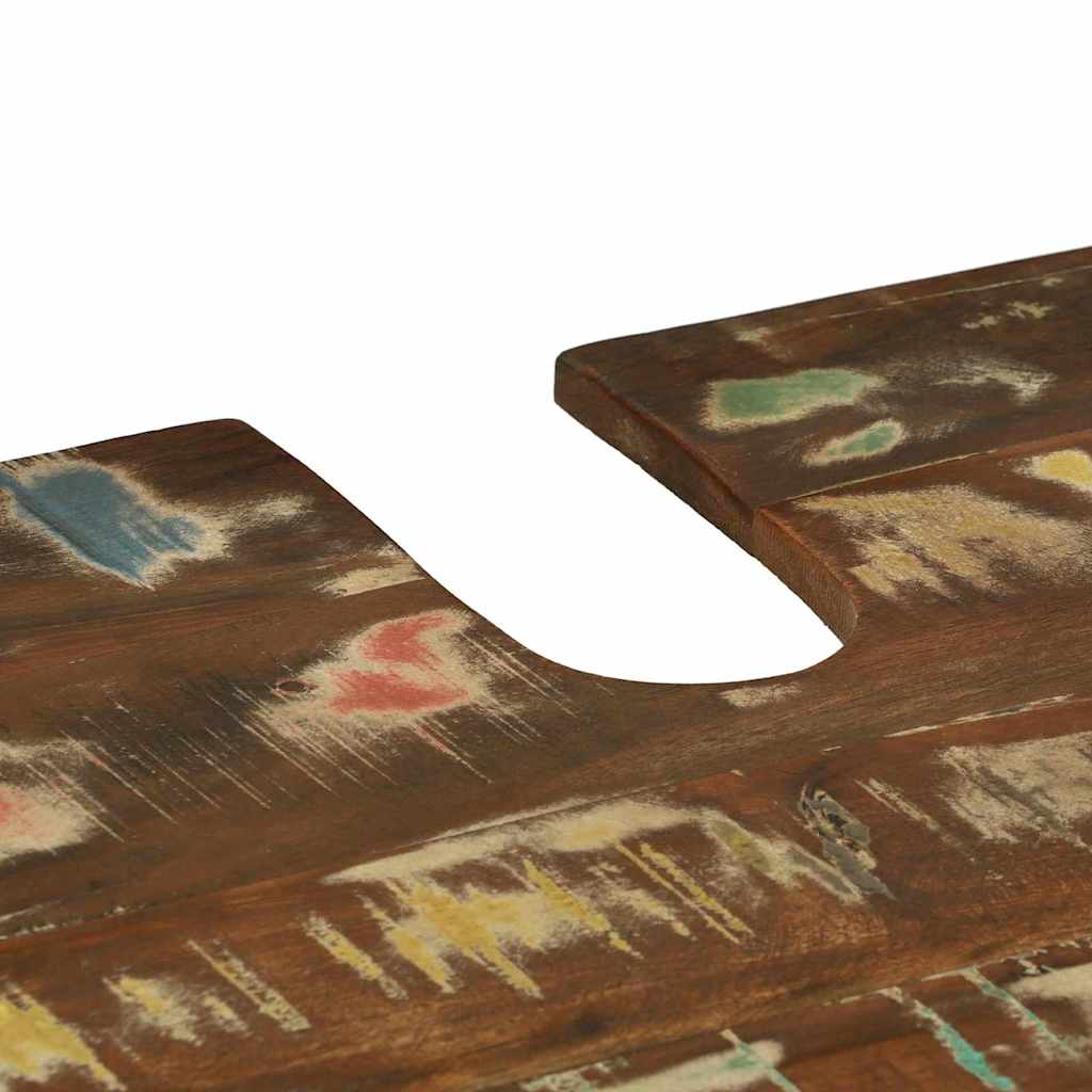 Waschbeckenschrank Braun 55 x 35 x 60 cm Massivholz Altholz