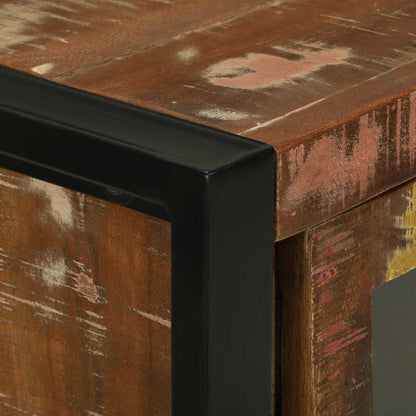 Badezimmerschrank Mehrfarbig 40 x 30 x 60 cm Massivholz Altholz