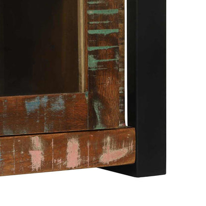 Badezimmerschrank Mehrfarbig 40 x 30 x 60 cm Massivholz Altholz