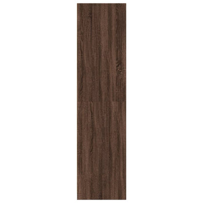 Kleiderschrank Braun Eichen-Optik 30x50x200 cm Holzwerkstoff
