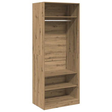 Kleiderschrank Artisan-Eiche 80x50x200 cm Holzwerkstoff