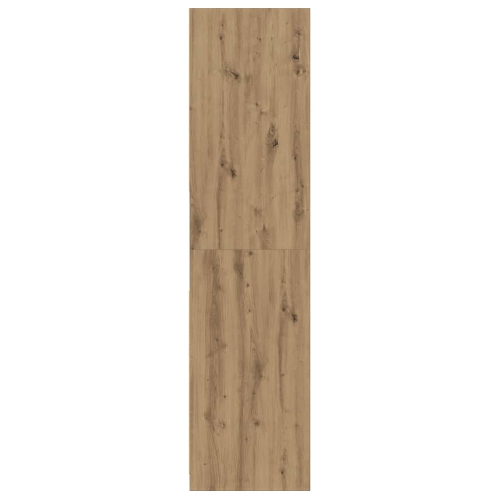 Kleiderschrank Artisan-Eiche 80x50x200 cm Holzwerkstoff
