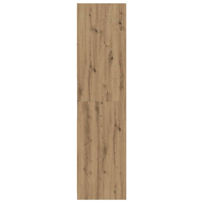 Kleiderschrank Artisan-Eiche 80x50x200 cm Holzwerkstoff