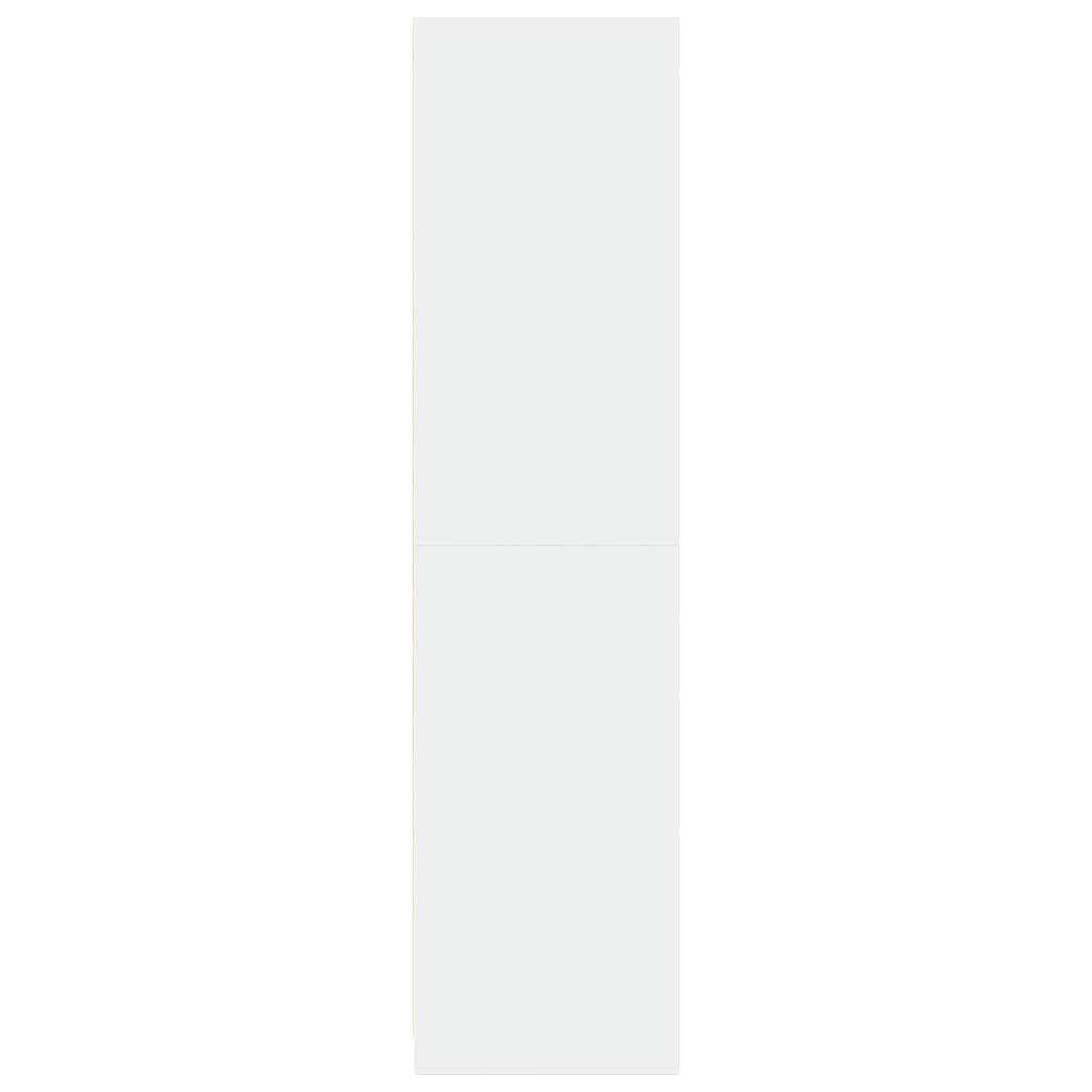 Kleiderschrank Weiß 30x50x200 cm Holzwerkstoff