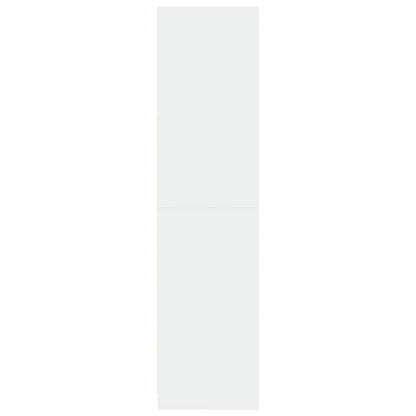 Kleiderschrank Weiß 30x50x200 cm Holzwerkstoff