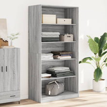 Kleiderschrank Grau Sonoma 100x50x200 cm Holzwerkstoff