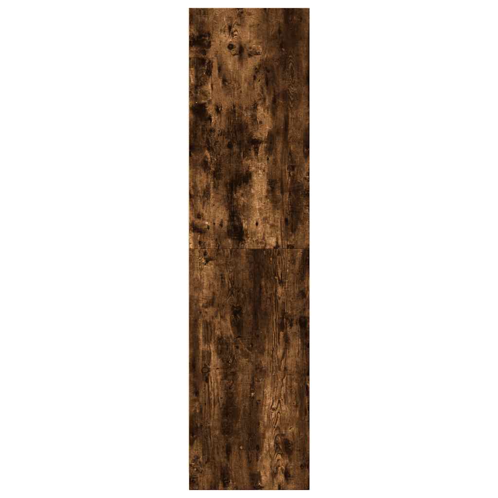 Kleiderschrank Räuchereiche 80x50x200 cm Holzwerkstoffs