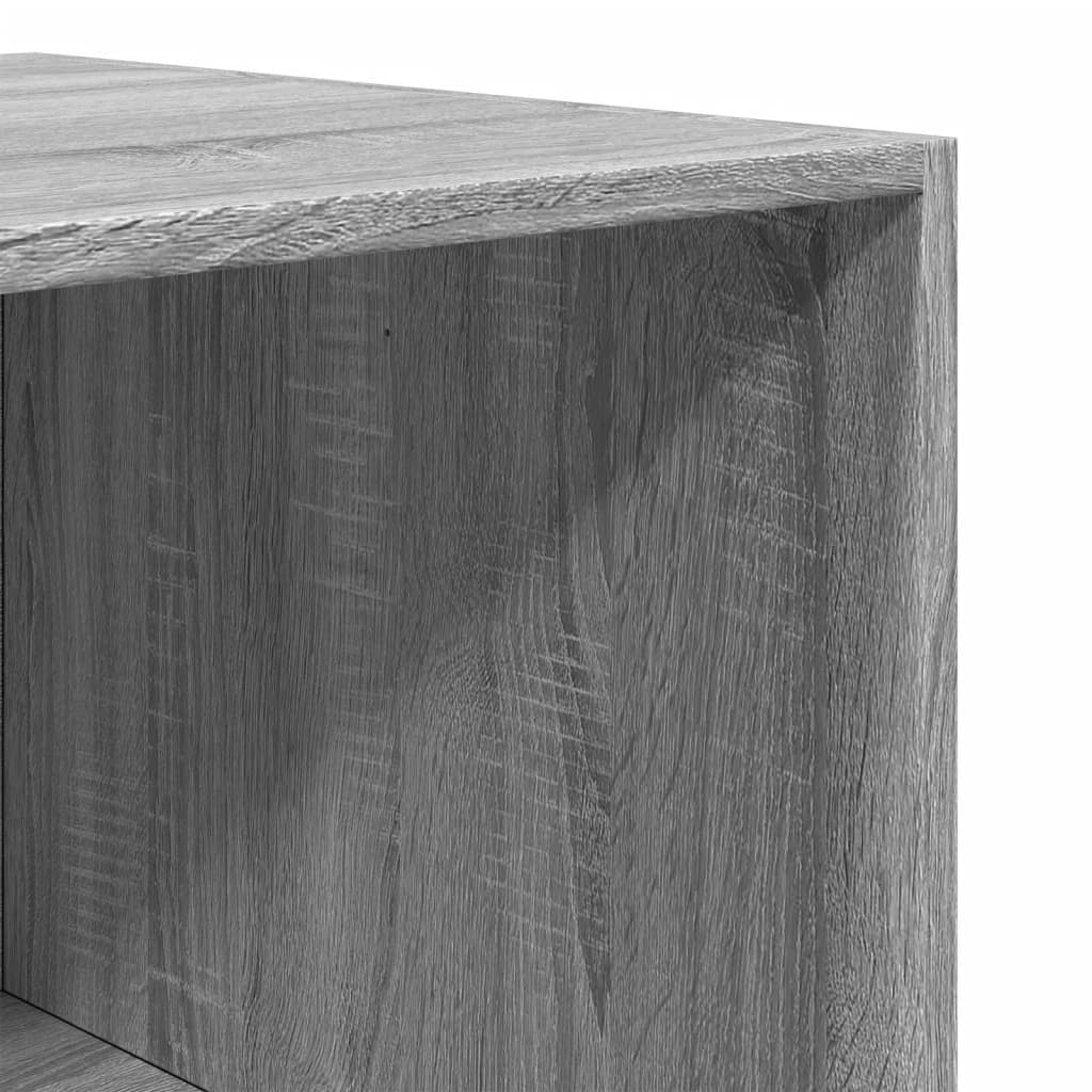 Kleiderschrank Grau Sonoma 100x50x200 cm Holzwerkstoff