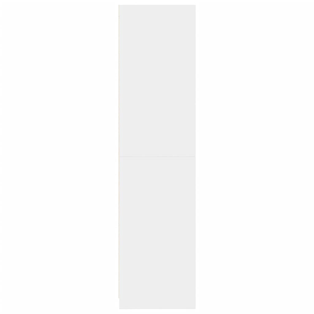 Kleiderschrank Weiß 100x50x200 cm Holzwerkstoff