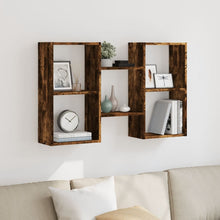 Wandregal Räuchereiche 96x18x60 cm Holzwerkstoff