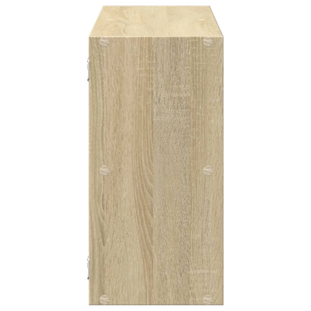 Wandregal Sonoma-Eiche 100x25x50 cm Holzwerkstoff