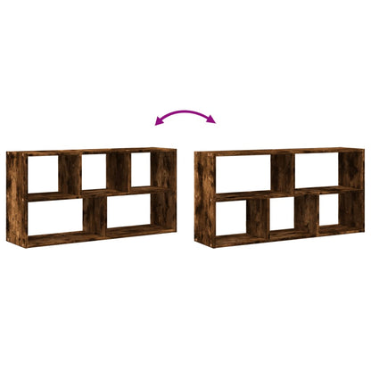 Wandregal Räuchereiche 100x25x50 cm Holzwerkstoff