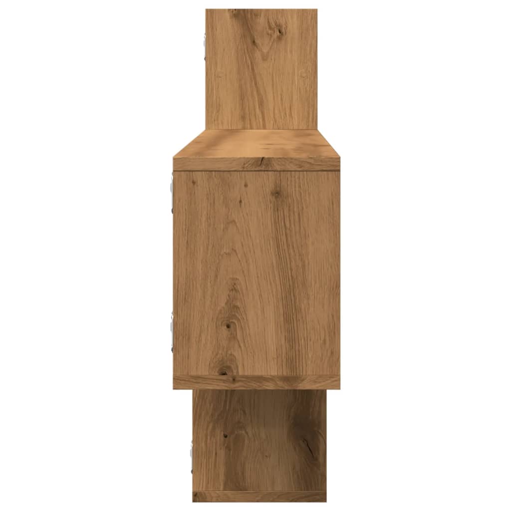 Wandregal Artisan-Eiche 167,5x18x68 cm Holzwerkstoff