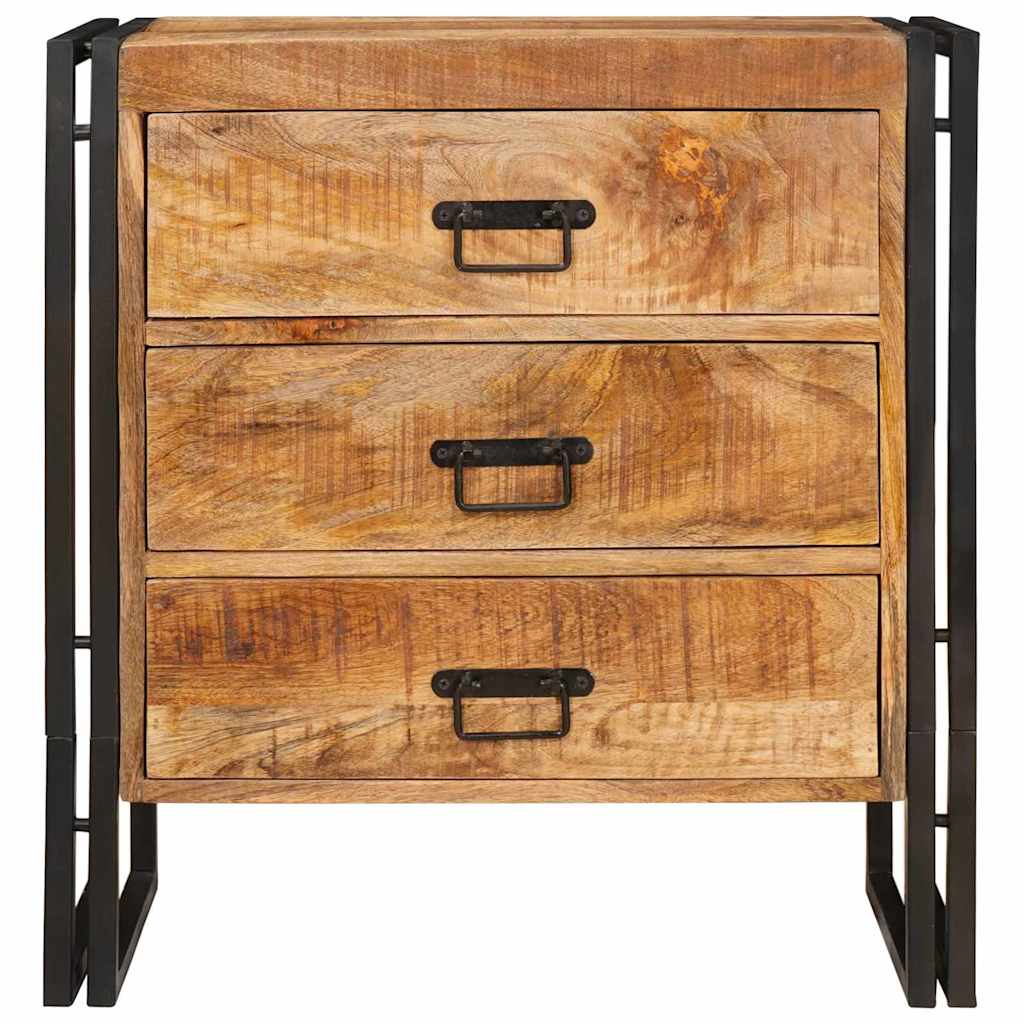 Sideboard mit Schubladen Braun 66 x 33 x 70 cm Massivholz Mango