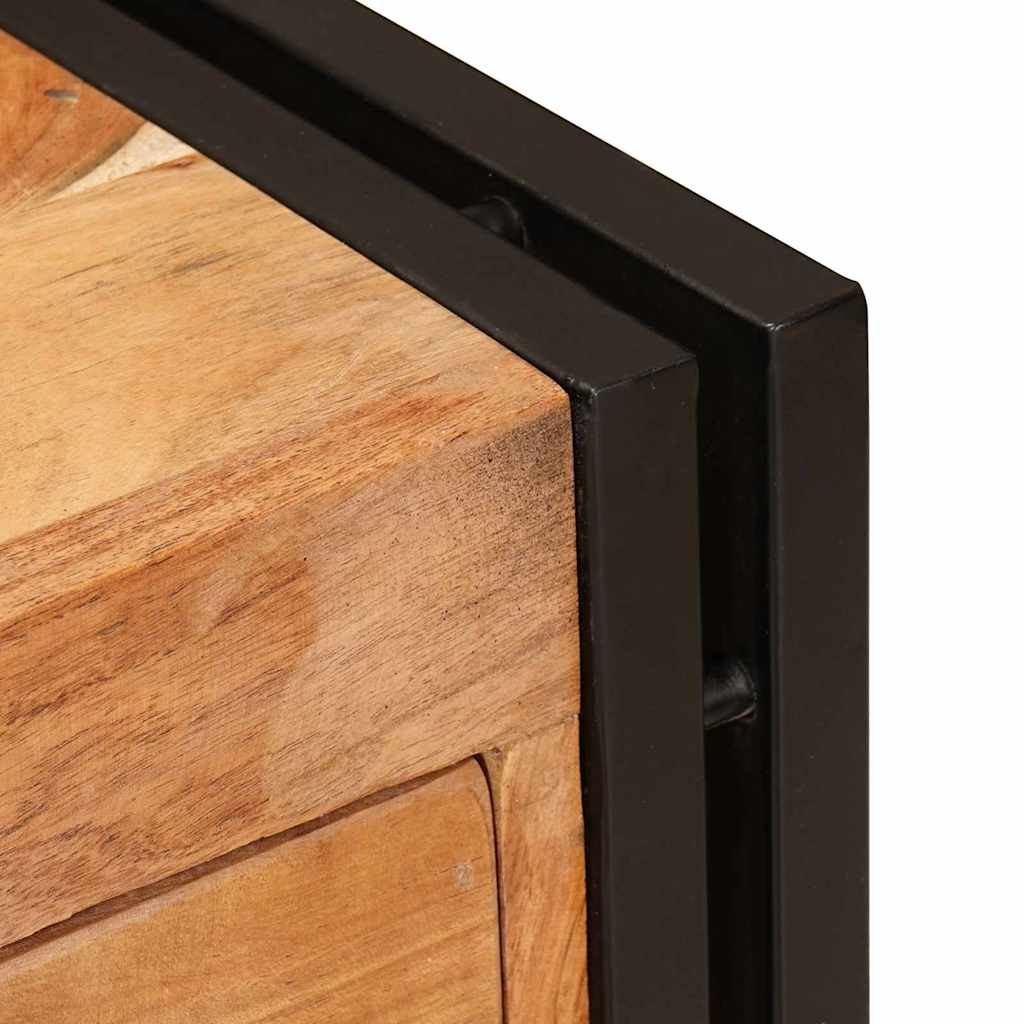 Sideboard Braun 66 x 33 x 70 cm Massivholz Akazie