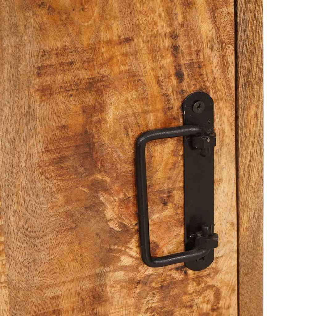 Nachttisch 2 pcs Braun 35 x 33 x 48 cm Massivholz Mango