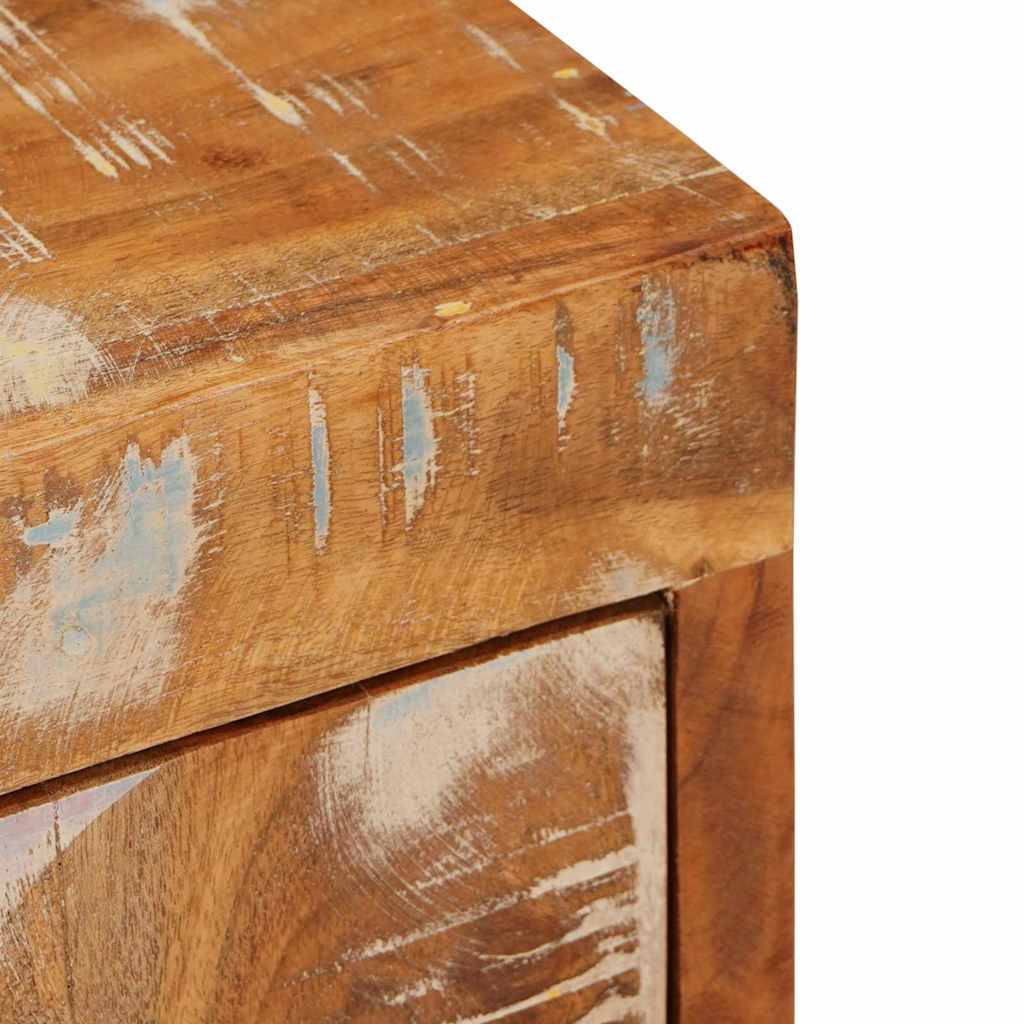 Nachttisch 2 pcs Braun 35 x 33 x 48 cm Massivholz recycelt