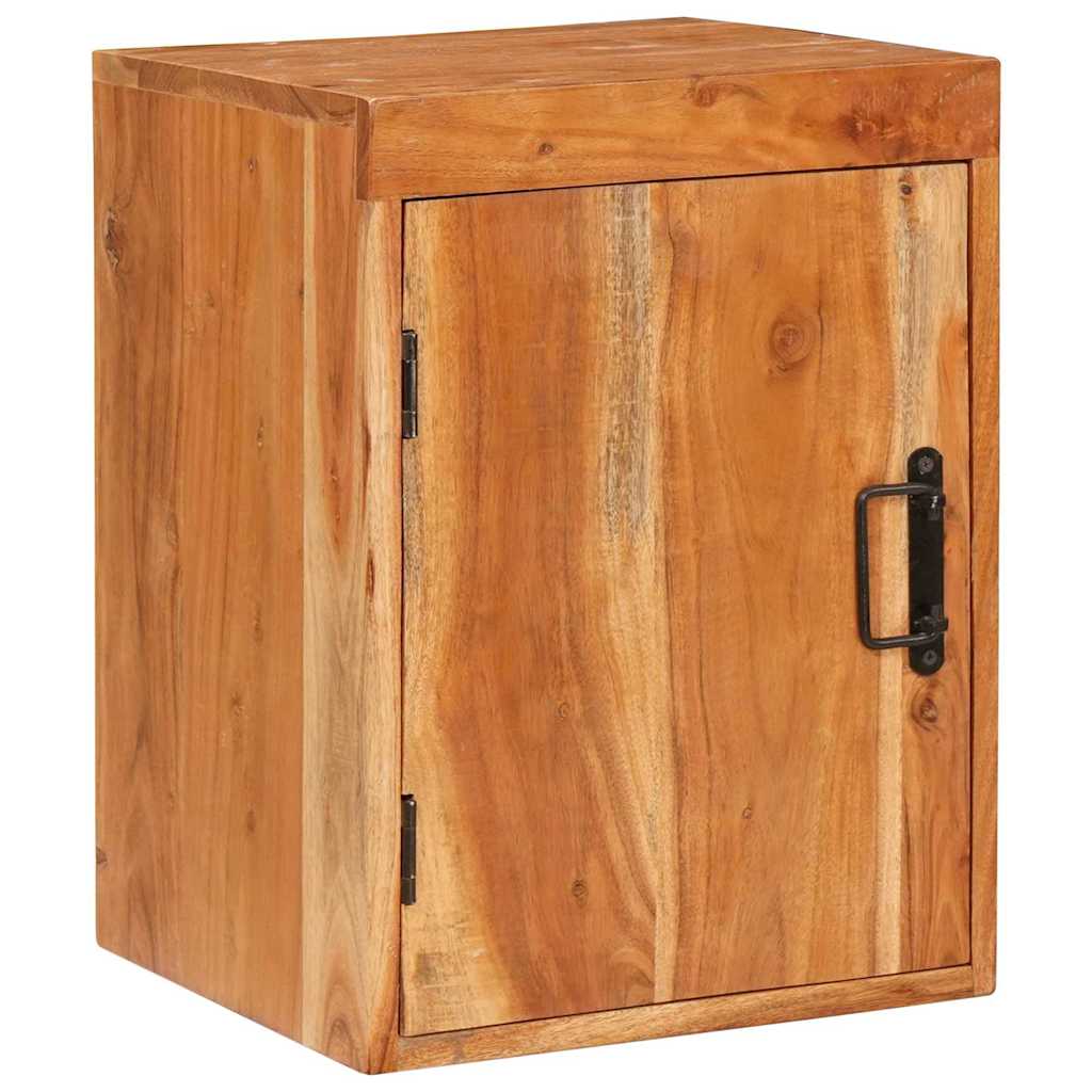 Nachttisch 2 pcs Braun 35 x 33 x 48 cm Massivholz Akazie