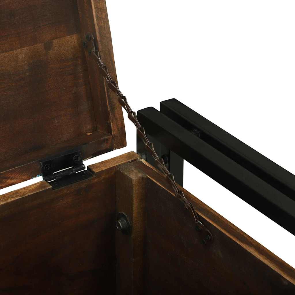 Aufbewahrungs-Truhen 50 x 50 x 50 cm Massivholz Altholz