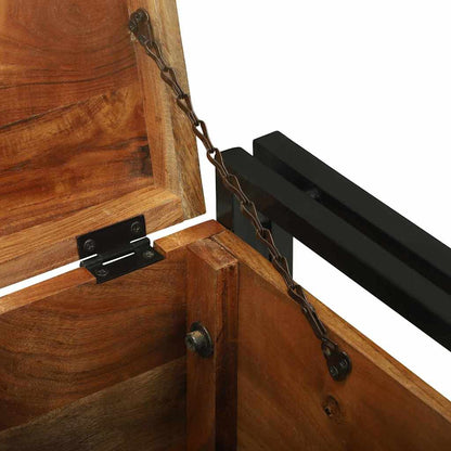 Aufbewahrungs-Truhen 40 x 40 x 40 cm Massivholz Akazie