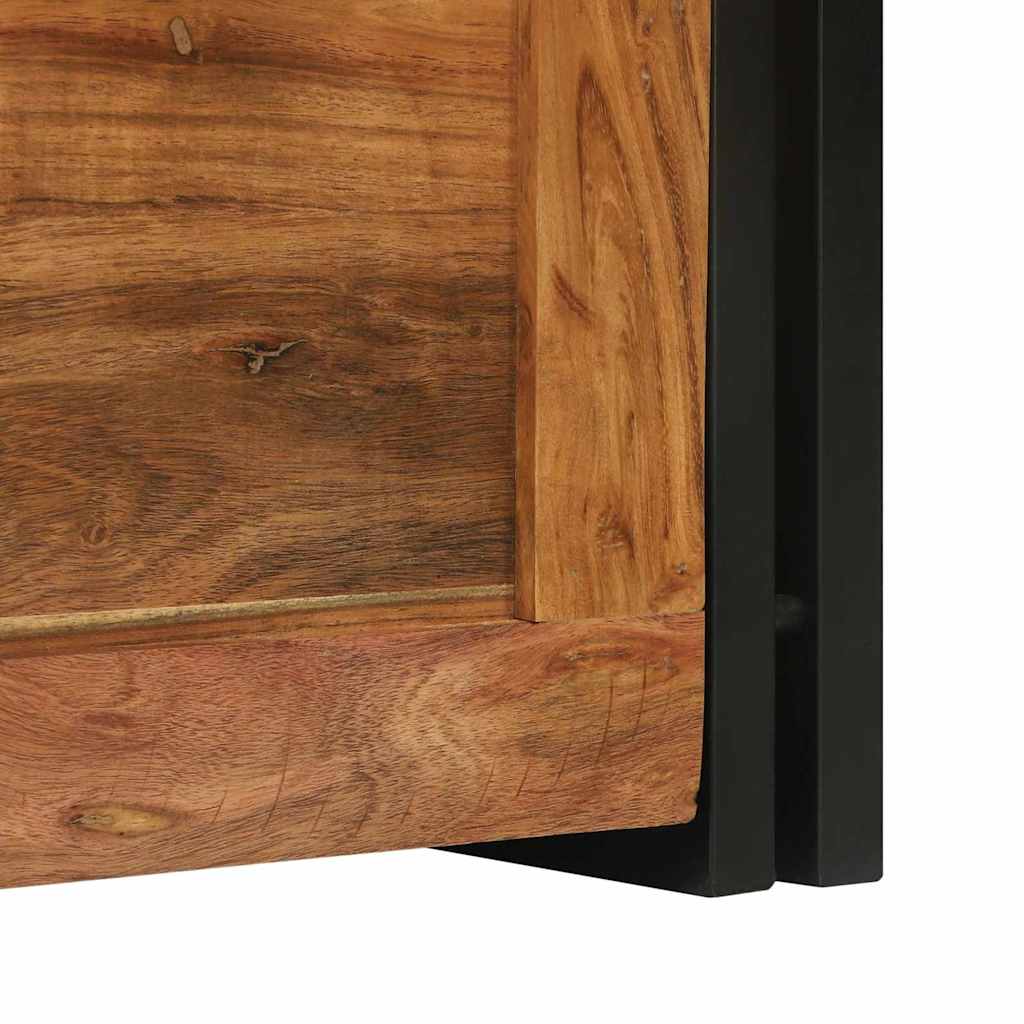 Aufbewahrungs-Truhen 40 x 40 x 40 cm Massivholz Akazie