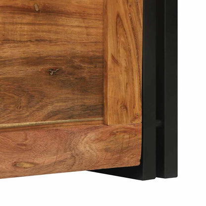 Aufbewahrungs-Truhen 40 x 40 x 40 cm Massivholz Akazie