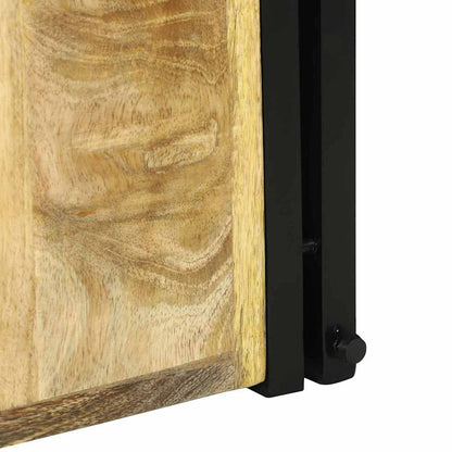 Weinregal Braun 34,5 x 35 x 39 cm Massivholz Mango