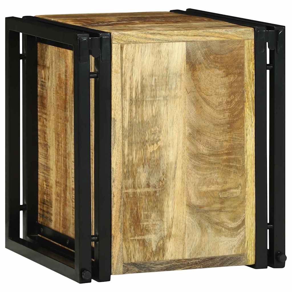 Weinregal Braun 34,5 x 35 x 39 cm Massivholz Mango