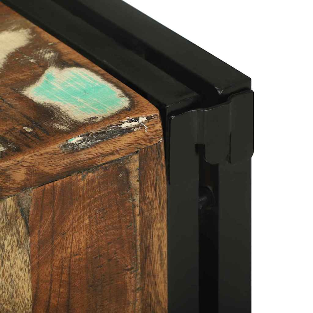 Weinregal Mehrfarbig 34,5 x 35 x 39 cm Massivholz Altholz