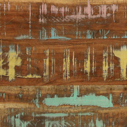 Weinregal Mehrfarbig 34,5 x 35 x 39 cm Massivholz Altholz