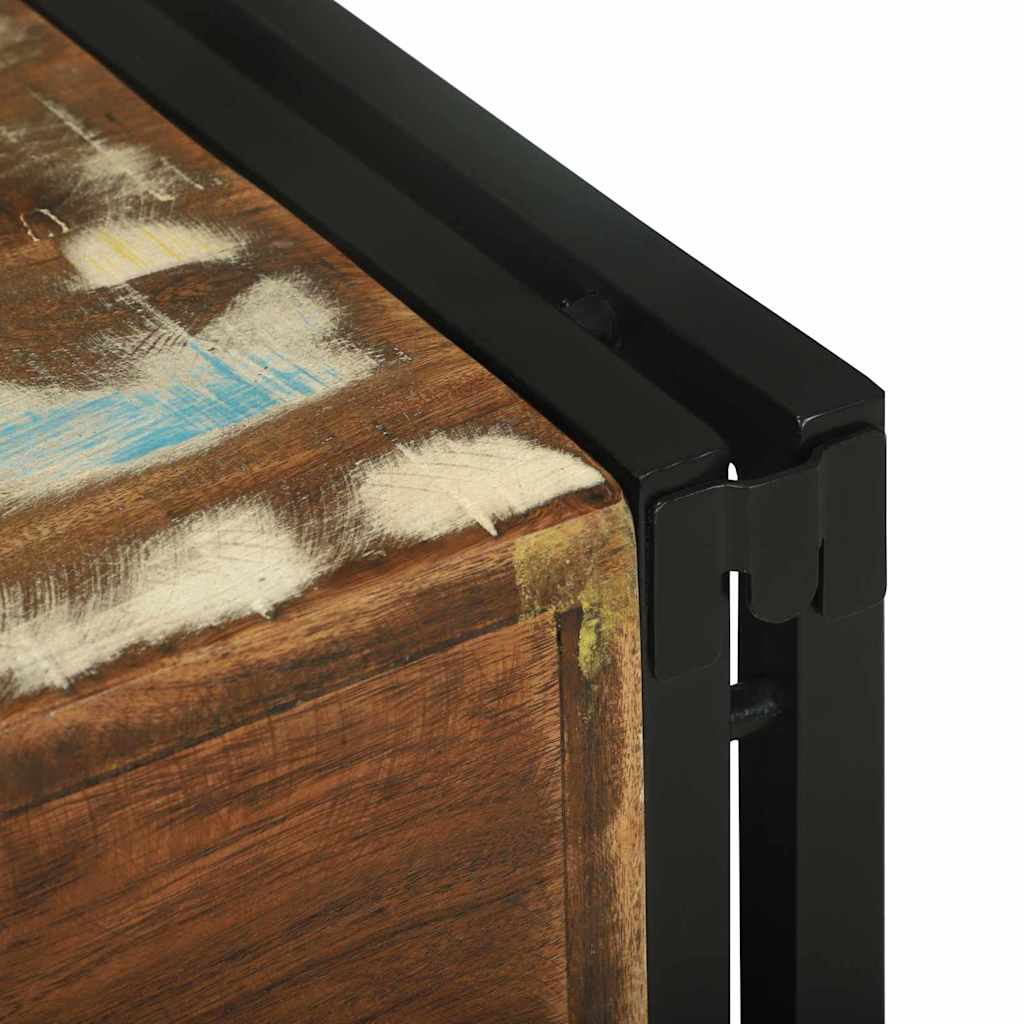 Weinregal Mehrfarbig 46 x 35 x 27,5 cm Massivholz Altholz