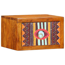 Nachttisch Wandmontiert Braun 35 x 30 x 22 cm Akazie Massivholz