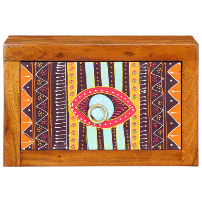 Nachttisch Wandmontiert Braun 35 x 30 x 22 cm Akazie Massivholz