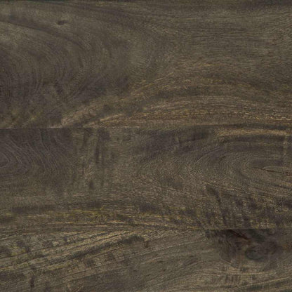 2-tlg. Badmöbel-Set Schwarz Massivholz Mango