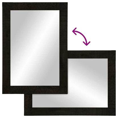 2-tlg. Badmöbel-Set Massivholz Mango