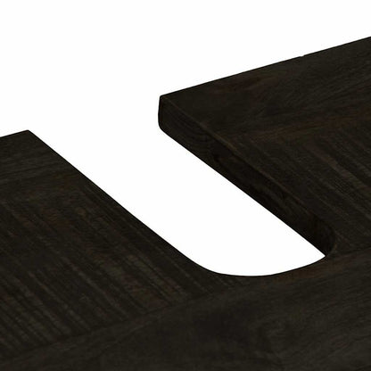 3-tlg. Badmöbel-Set Massivholz Mango