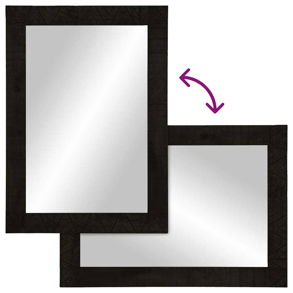 3-tlg. Badmöbel-Set Massivholz Mango