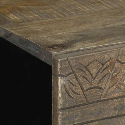 4-tlg. Badmöbel-Set Massivholz Mango