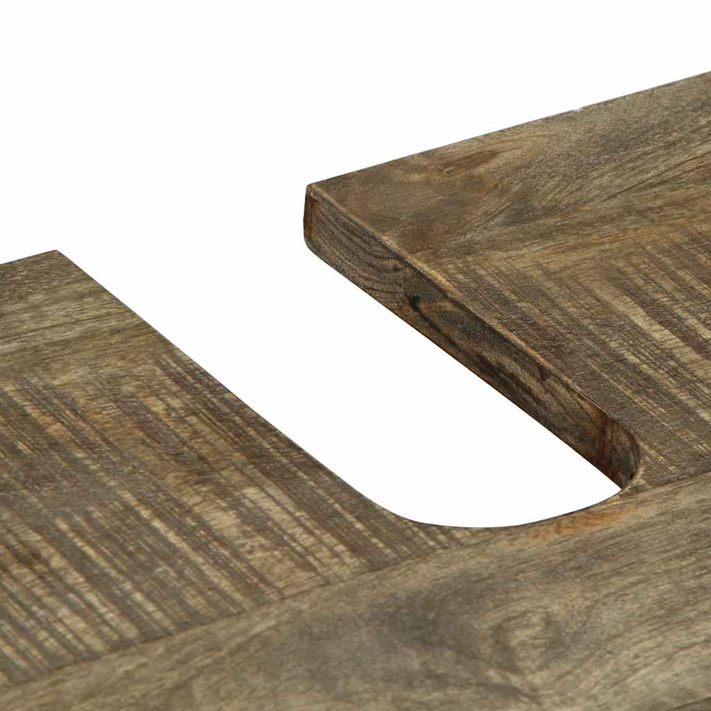 4-tlg. Badmöbel-Set Massivholz Mango