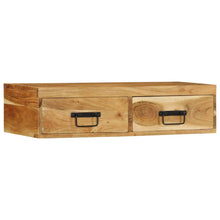 TV-Wandschrank 80x30x19 cm Massivholz Akazie
