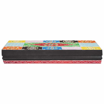 Wandregale 2 pcs Mehrfarbig 40 x 20 x 6 cm Massivholz Mango