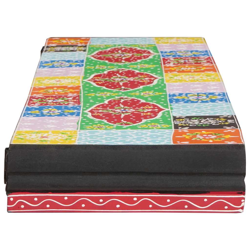 Wandregale 2 pcs Mehrfarbig 100 x 20 x 6 cm Massivholz Mango