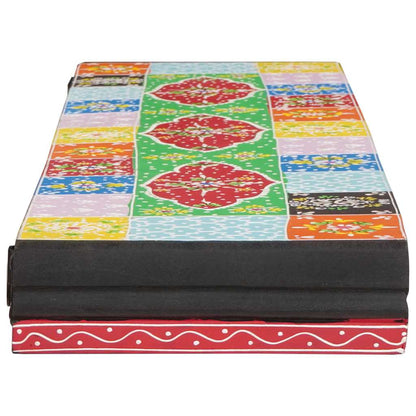 Wandregale 2 pcs Mehrfarbig 100 x 20 x 6 cm Massivholz Mango