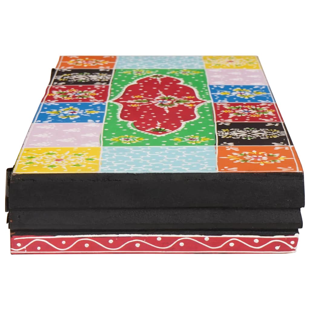 Wandregale 3 pcs Mehrfarbig 100 x 20 x 6 cm Massivholz Mango