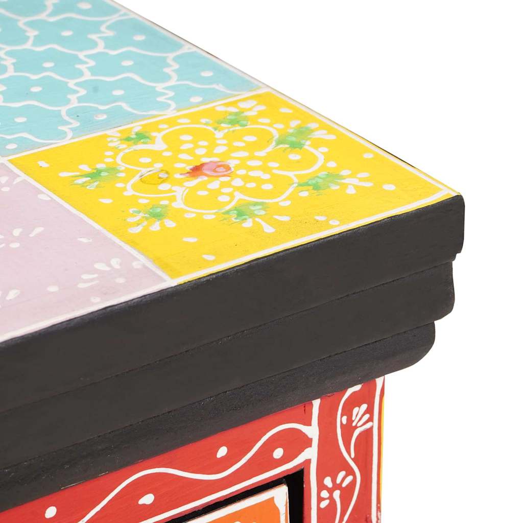 Nachttisch Mehrfarbig 40 x 30 x 40 cm Massivholz Mango