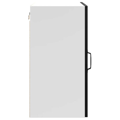 Küchen-Hängeschrank Kalmar Schwarz Holzwerkstoff