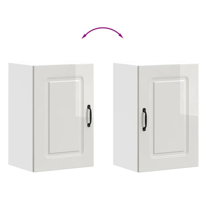 Küchen-Hängeschrank Kalmar Hochglanz-Weiß Holzwerkstoff